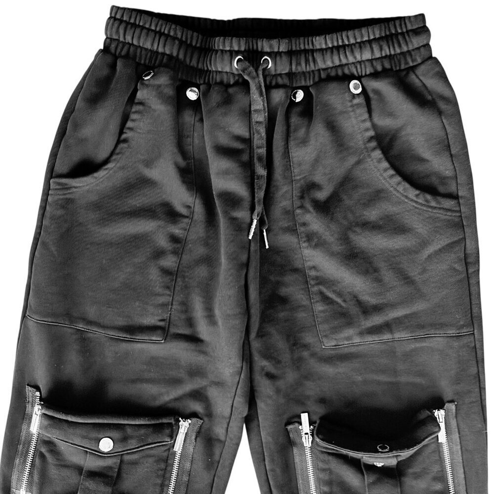 NWOT Manier De Voir Cargo Black Pants - Picture 11 of 11